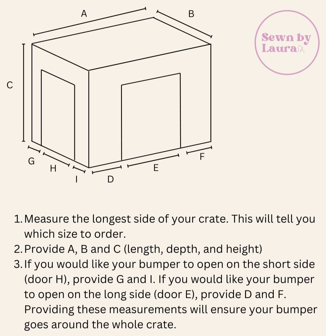 Dog crate bumper - Grey spot