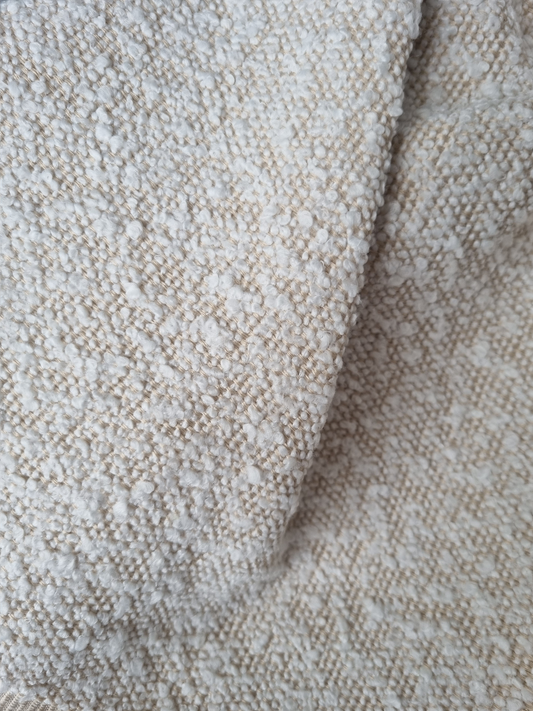 Dog crate set - International Customers  - crate cover, bumper and bed cover - Ivory/mix Boucle